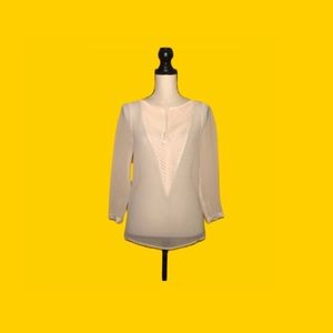 🟠 Kimchi Blue 🟠 (UO) pink 3/4-sleeve blouse